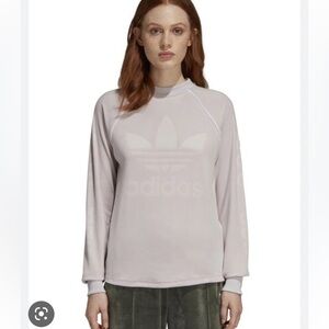 Adidas OG Velvet Long Sleeve Crewneck Top